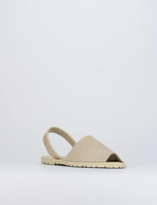 Espadrillas pelle beige