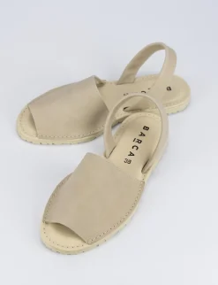 Espadrillas pelle beige