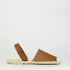 Espadrillas pelle marrone