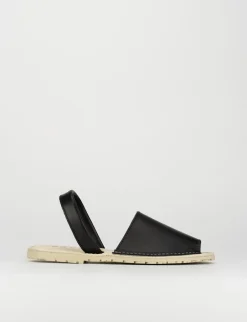 Espadrillas pelle nero