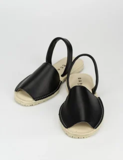Espadrillas pelle nero