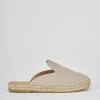 Espadrillas tacco 2cm camoscio beige