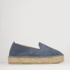 Espadrillas tacco 1cm camoscio rosa