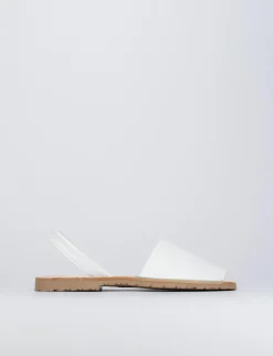 Espadrillas tacco 1cm pelle bianco