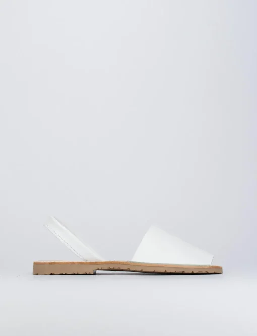 Espadrillas tacco 1cm pelle bianco