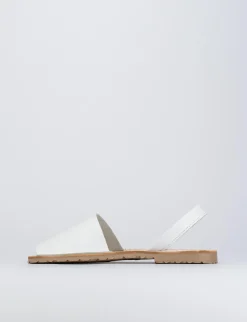 Espadrillas tacco 1cm pelle bianco