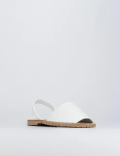 Espadrillas tacco 1cm pelle bianco