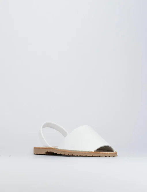 Espadrillas tacco 1cm pelle bianco