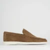 Mocassini camoscio beige