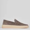 Mocassini camoscio beige
