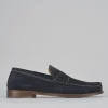 Mocassini camoscio blu