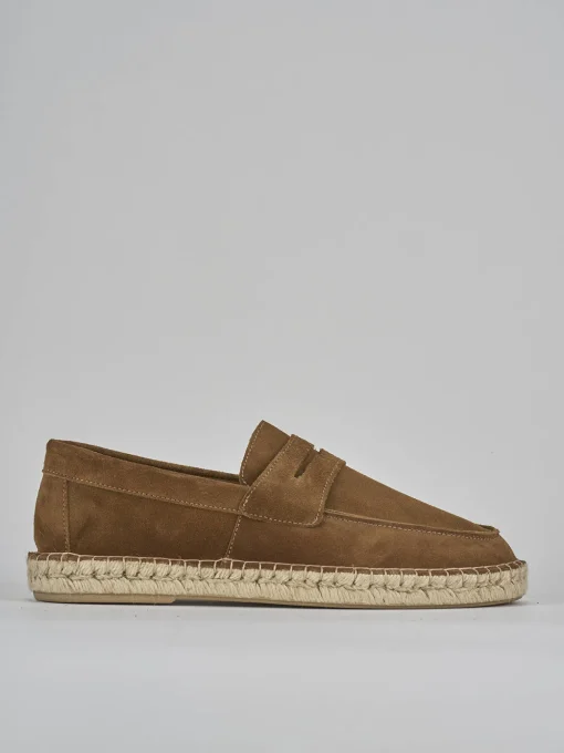Mocassini camoscio marrone