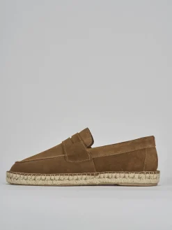 Mocassini camoscio marrone