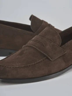 Mocassini camoscio testa