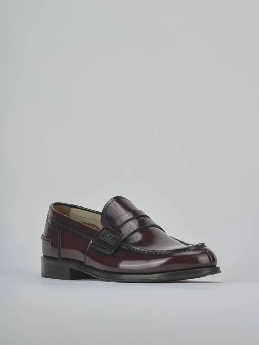 Mocassini pelle bordo'