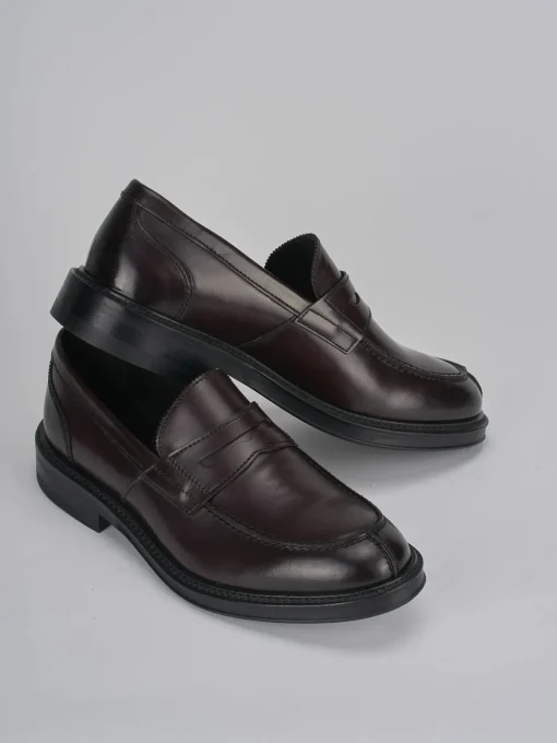 Mocassini pelle bordo'