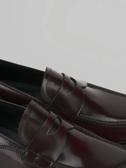 Mocassini pelle bordo'