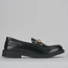 Mocassini tacco 1cm pelle nero