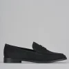 Mocassini tacco 2cm pelle nero