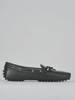 Mocassini tacco 1cm pelle nero