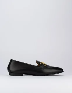 Mocassini tacco 1cm pelle nero