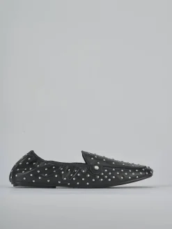 Mocassini tacco 1cm pelle nero