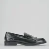 Mocassini tacco 2cm pelle nero
