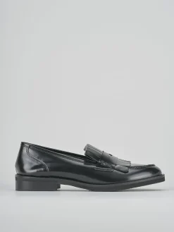 Mocassini tacco 2cm pelle nero
