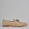 Mocassini tacco 1cm pelle beige