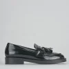 Mocassini tacco 2cm pelle nero