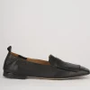Mocassini tacco 1cm pelle nero