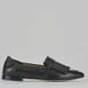 Mocassini tacco 1cm pelle nero