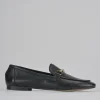 Mocassini tacco 1cm pelle nero