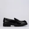 Mocassini tacco 1cm pelle nero