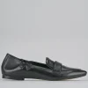 Mocassini tacco 1cm pelle nero