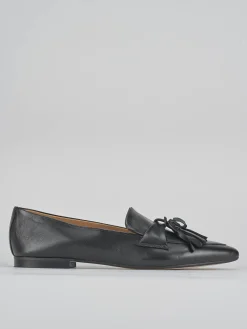 Mocassini tacco 1cm pelle nero