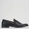 Mocassini tacco 1cm pelle nero