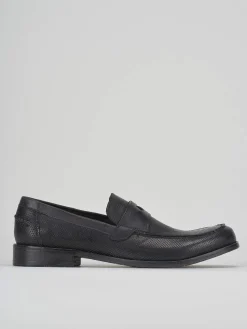 Mocassini tacco 1cm pelle nero