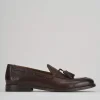 Mocassini tacco 2cm pelle testa