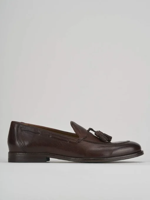 Mocassini tacco 2cm pelle testa