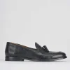 Mocassini tacco 2cm pelle nero