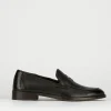Mocassini tacco 1cm pelle nero