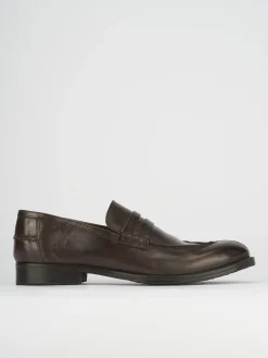 Mocassini tacco 1cm pelle testa