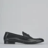 Mocassini tacco 1cm pelle nero