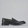 Mocassini tacco 1cm pelle nero