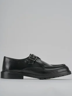 Mocassini tacco 2cm pelle nero