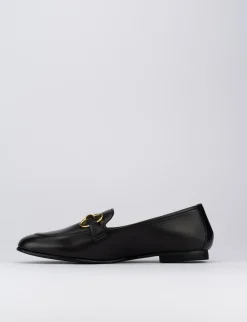Mocassini tacco 1cm pelle nero
