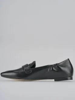 Mocassini tacco 1cm pelle nero
