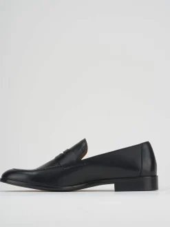 Mocassini tacco 1cm pelle nero
