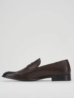 Mocassini tacco 1cm pelle testa